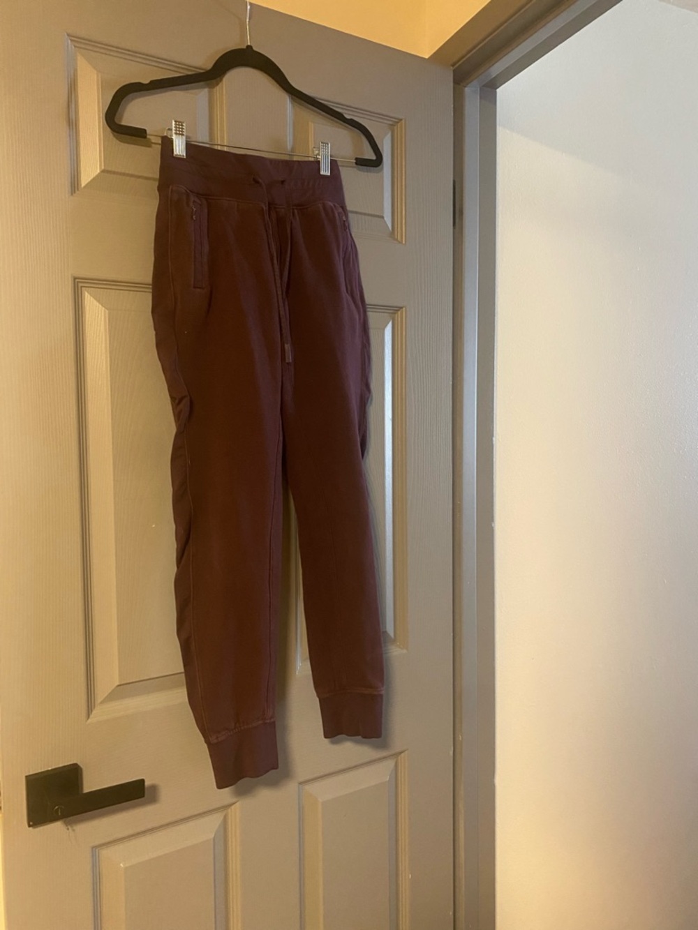 Burgundy Lululemon Jogger Sweatpants XXS